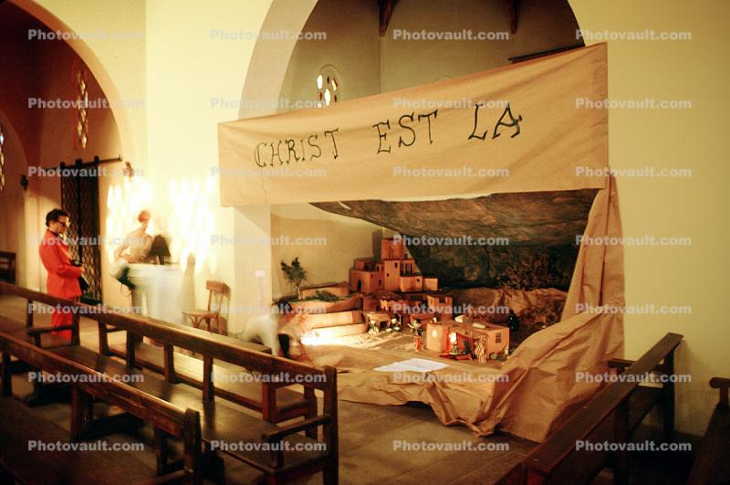 Christ Est La, Nativity Scene, Catholic Church, Marrakech