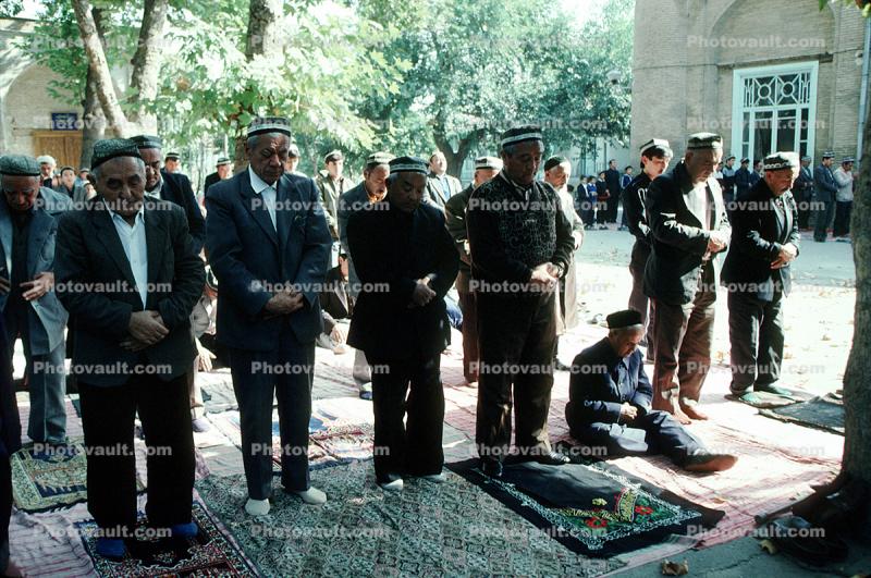 Men Praying, Prayer, Standing, Tashkent