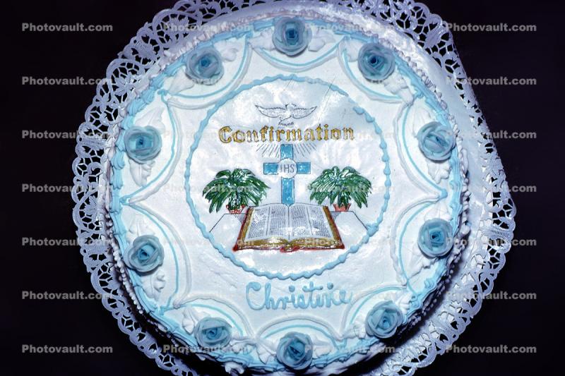 Confirmation cake - Decorated Cake by Jenny Dowd - CakesDecor
