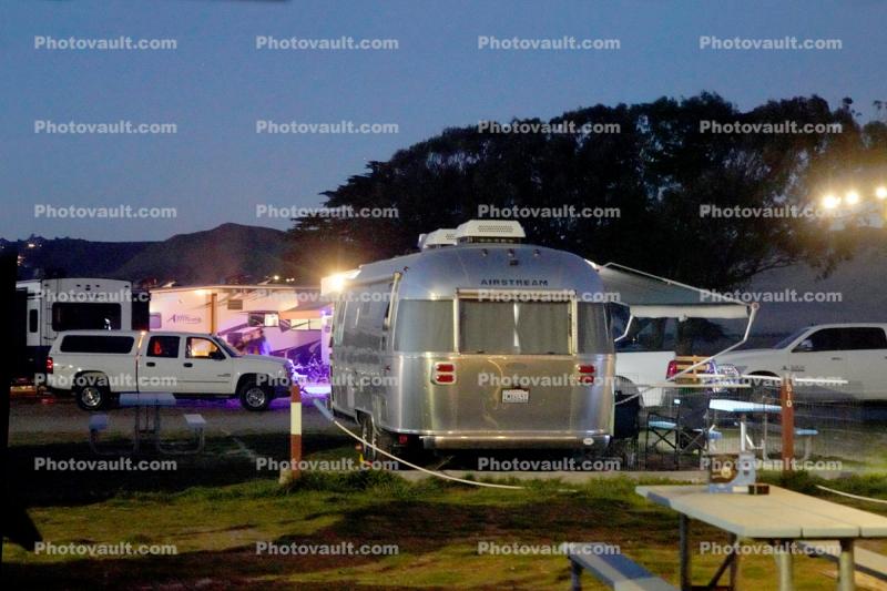 Trailer Camping, Glamping, Dillon Beach, Marin County
