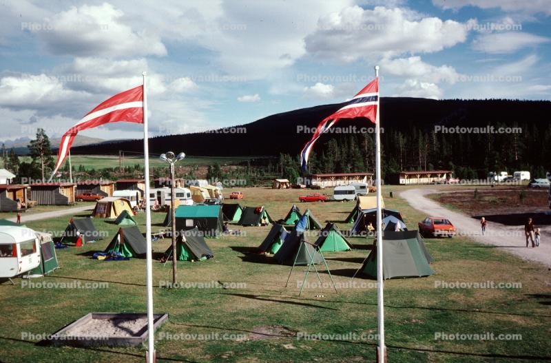 Tents, Campsite, Finland