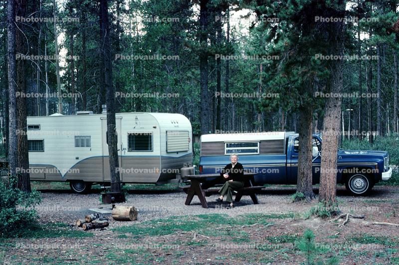 Mallard Camper Trailer, Jaspar National Park, Alberta, September 1983