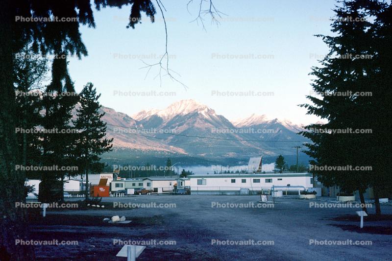 Trailer, KOA Campground, Golden British Columbia, September 1983