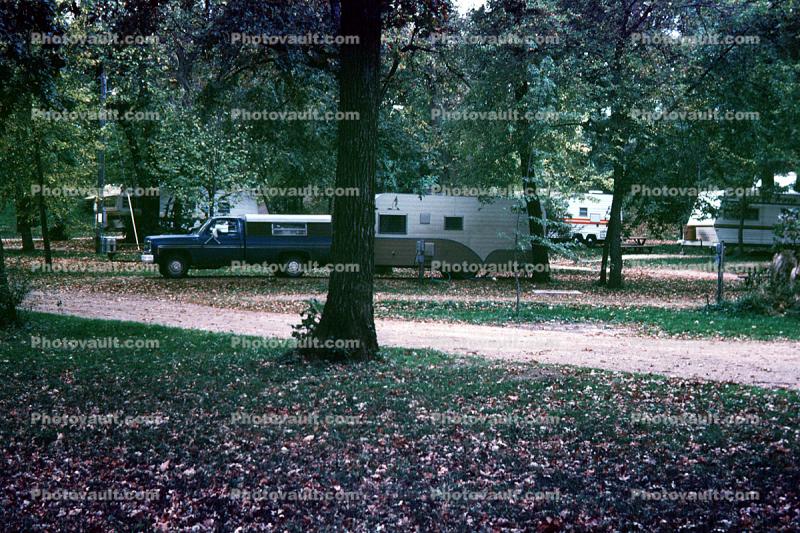 Mallard Camper Trailer, Owatonna Minnesota, October 1983