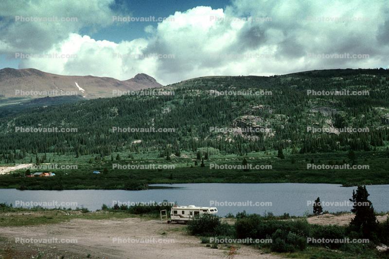 River, Upper Gnat Lake, Highway 37, July 1993