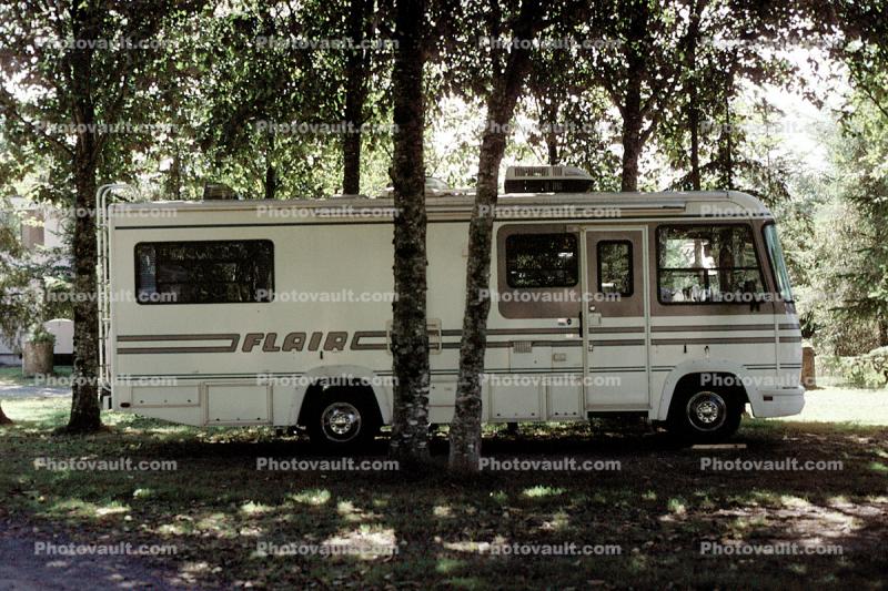 FLAIR Motorhome, Pleasent Valley KOA Camground, Tillamook, Oregon, August 1994