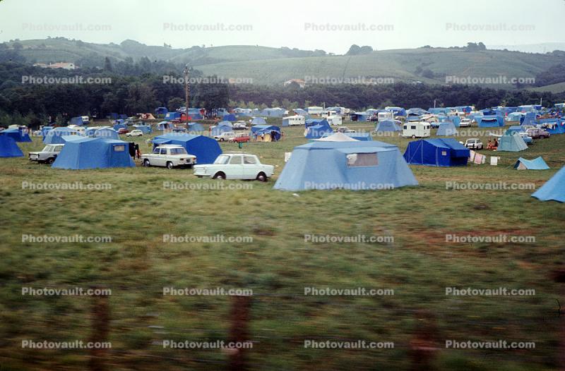 Tents, Campsite, Europe