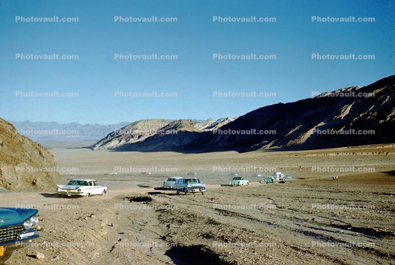 Desert Camping, Cars, 1950s