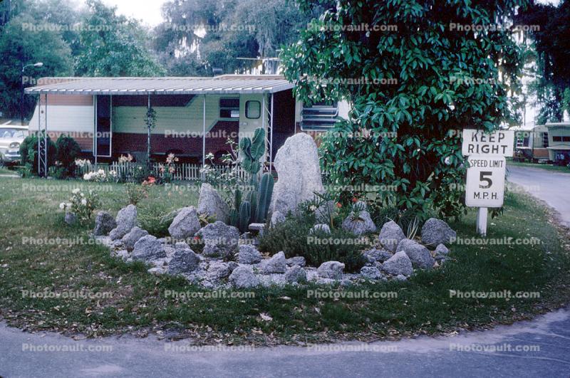 Cactus Garden, Trailer Park, Stones, Orlando, 1960s