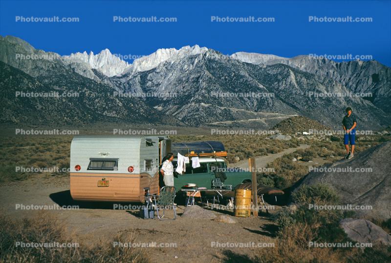 Campsite under Mount Whitney, Trailer