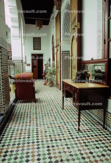 Hotel Interior, building, tile floor, interior, inside, indoors