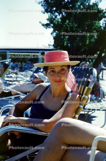 Woman with Hat, 1950s