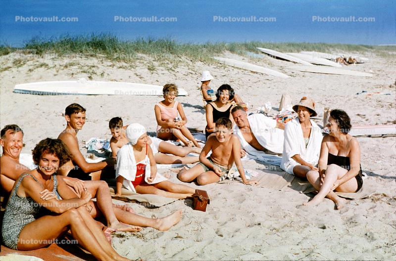 harding Beach, South Chatham, Cape Cod Massachusetts, August 1963, 1960s