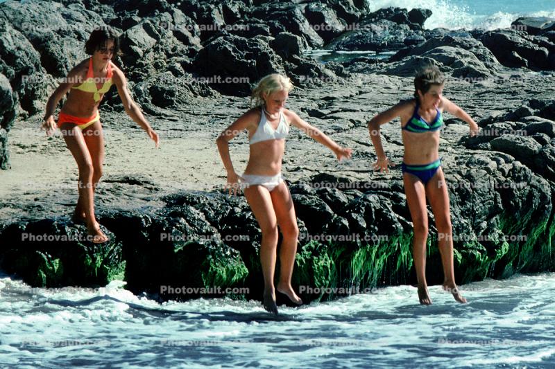 Suspended in Air, Jump, Leo Carillo Beach