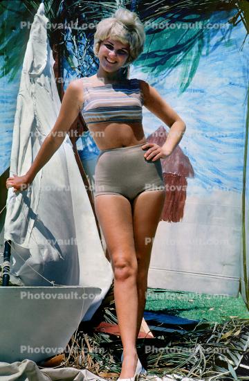 Smiling Lady, Swimsuit, June 1962, 1960s