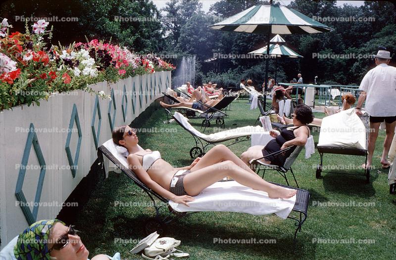 Lounging Lady, Swimsuit, 1960s