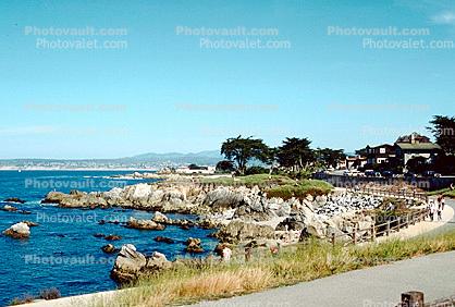 Bike Path and Walkway on the Coastline of Monterey, 1980s