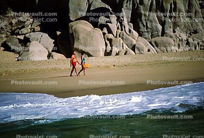 Beach, Girl, Boy, Sand, Sun Worshipper, Pacific Ocean, Puerto Vallarta