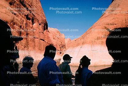 People on a Boat in Arizona, Lake Mead