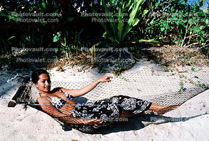 Lady on a Hammock, El Nido, Palawan, Philippines