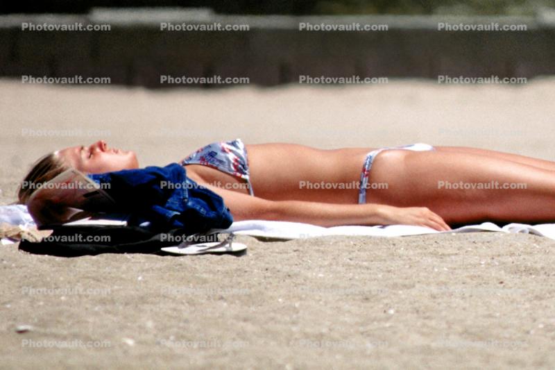 Woman, Bikini, Seal Beach, southern California