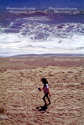 beach, sand, water, wave, Topanga Beach