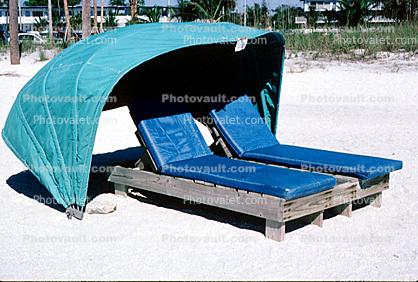 Beach, Lounge, Chairs, Shade, Sarasota Florida