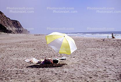 umbrella, sand, beach