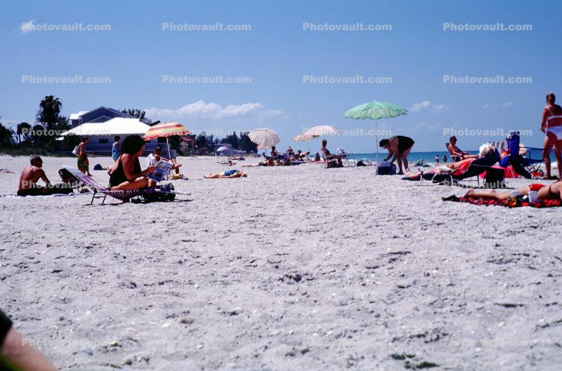 Beach, sun worshippers, sand