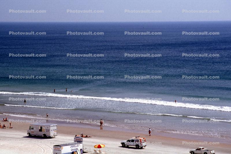 beach and sand, Waves, Cars, Atlantic Ocean