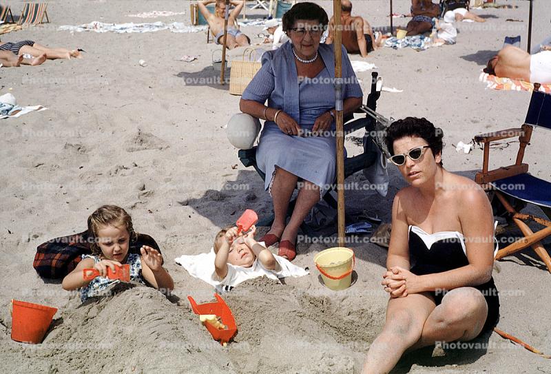 Bucket, Pail, Shovel, Jonathan Beach Club, Pacific Palisades, 1950s