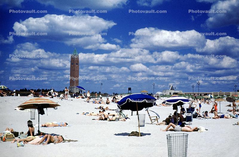 Beach, Sand, 1950s
