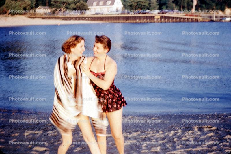 Long Island, 1950s, Beach, Sand