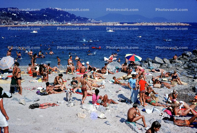People, Beach, Sunny, Summertime, Water, Sand, Sandy, 1960s