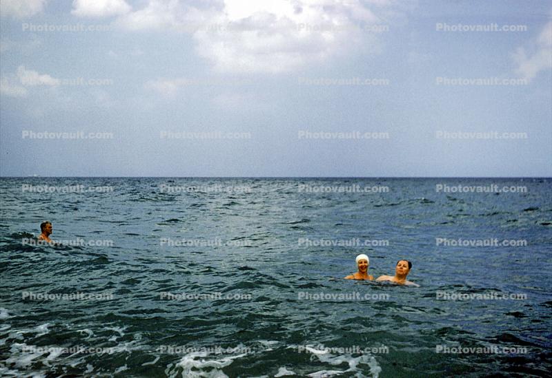 Gulf, Sunny, Summertime, water, waves, 1950s