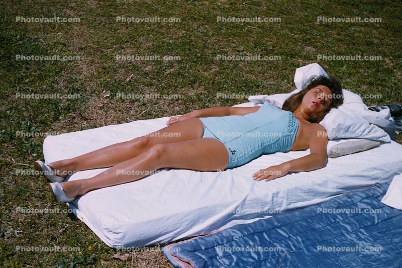 Lucy in a Jantzen Swimsuit, Albany, Georgia, 1957, 1950s