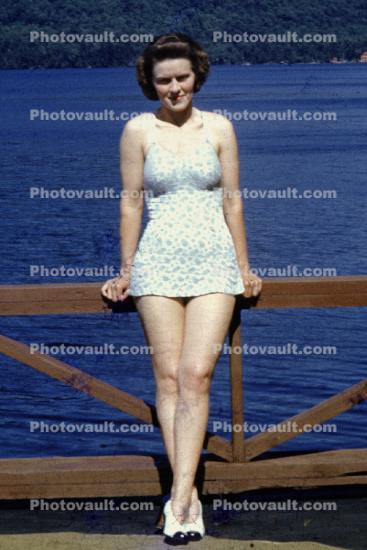 Blue Mountain, 1940s, beachwear