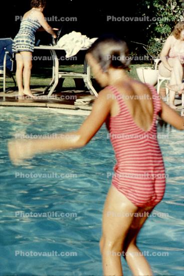 Swimming pool, water, wet, 1960s