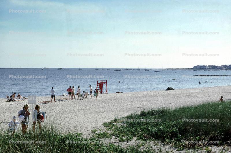 Beach, Sand, Ocean, Hyannisport, Marthas Vineyard, 1966, 1960s