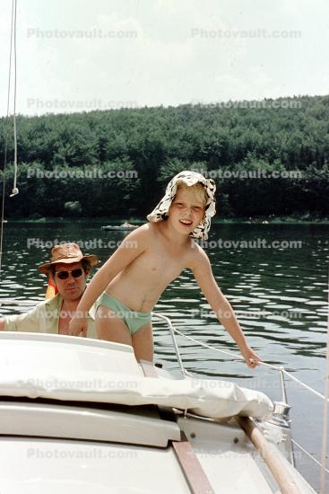 Sunny Day on a boat, 1960s