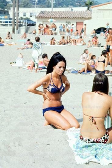 Woman on the Beach, Laguna Beach, California, 1960s