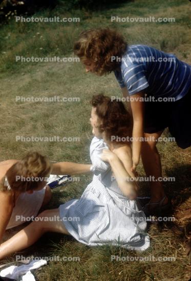 Women Playing in the Sun, 1940s