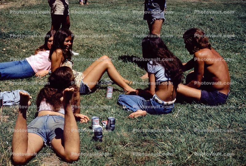 Ladies in the sun, 1960s
