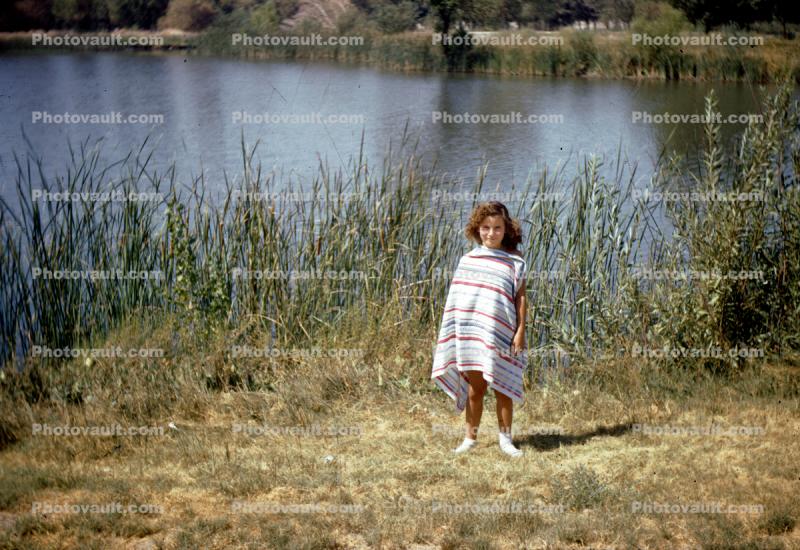 Darleen in Oildale, California, 1949, 1940s