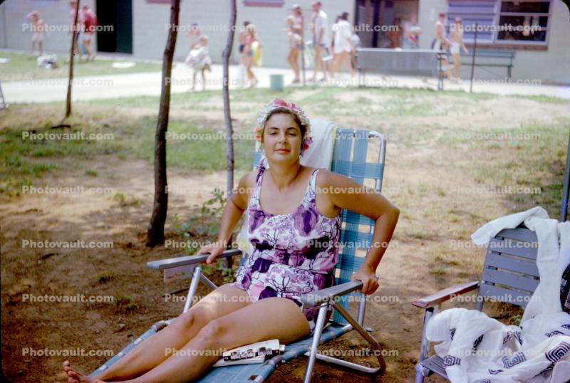 Lady in a Lounge Chair, October 1965, 1960s