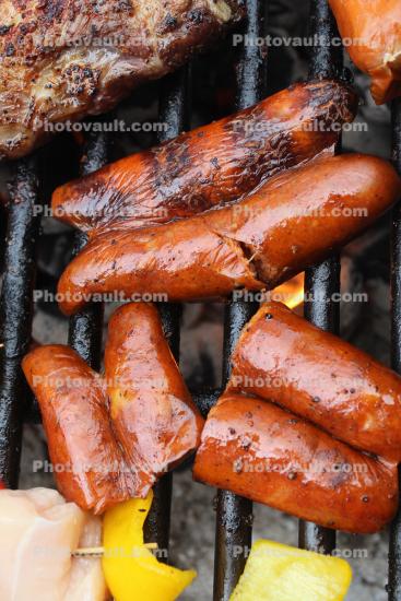 BBQ, sausage red meat