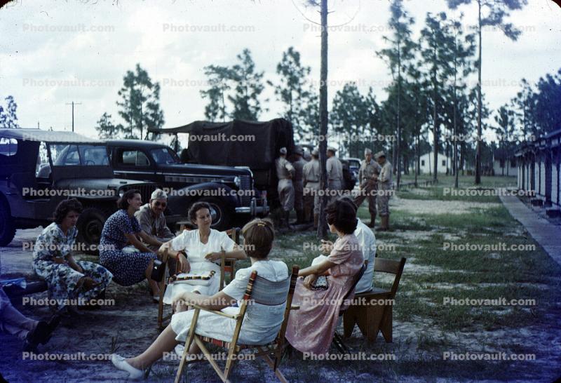 Roadside Gathering, 1940s