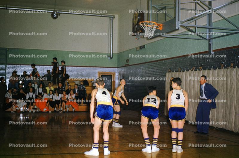 1950s High School Basketball Game