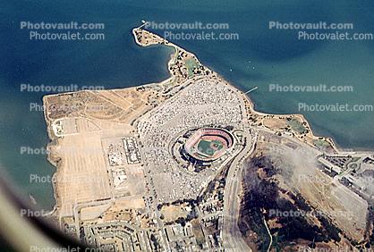 Parking Lot, Candlestick Point, San Francisco, Empty Ballpark, Stadium