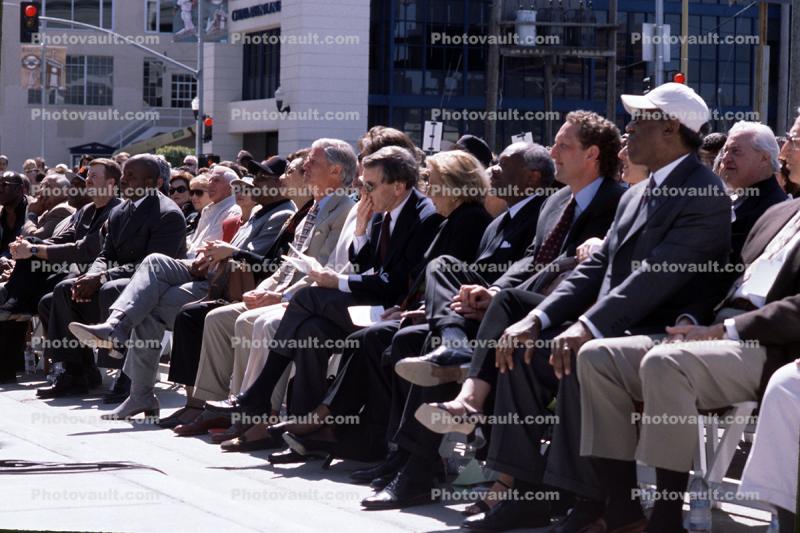 Willie Brown, Willie Mays Plaza Dedication, 31 March 2000